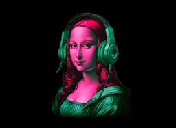 Video with RGB color channels shifted creating psychedelic color distortion effect