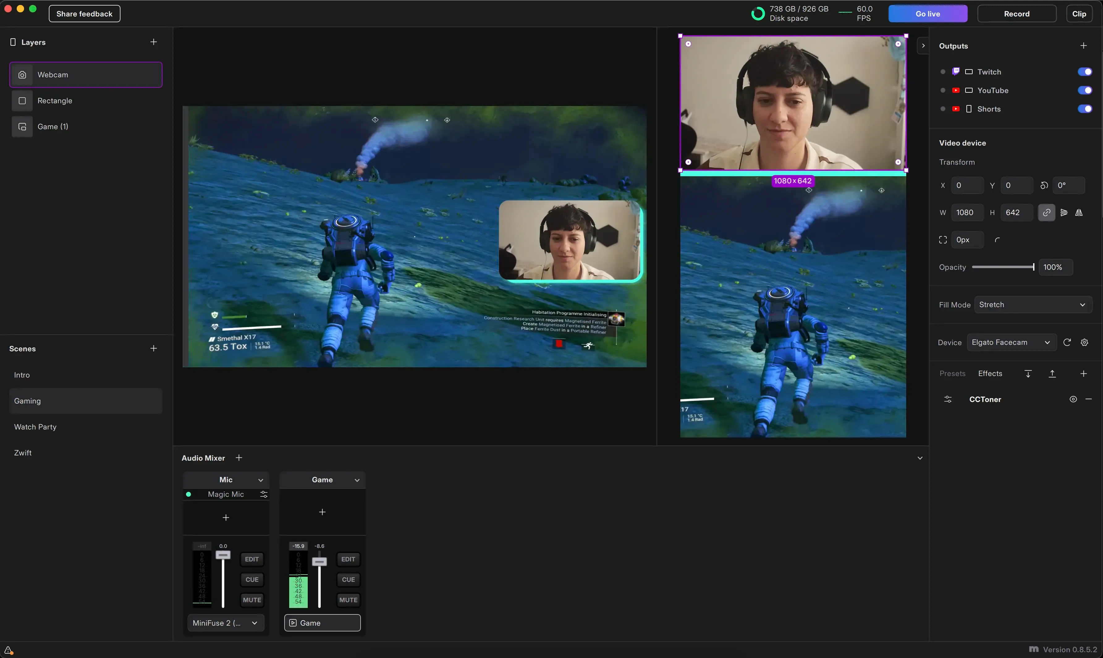 Multi Canvas in Meld Studio